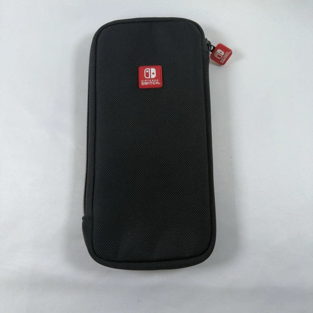 Official‎ NINTENDO SWITCH Travel Case Bag Cover Zip-Up Soft Shell Black